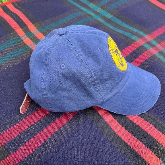 ‼️SOLD‼️ Vintage Polo Ralph Lauren Skull Anchor Naval Patch Cap - Picture 4 of 9